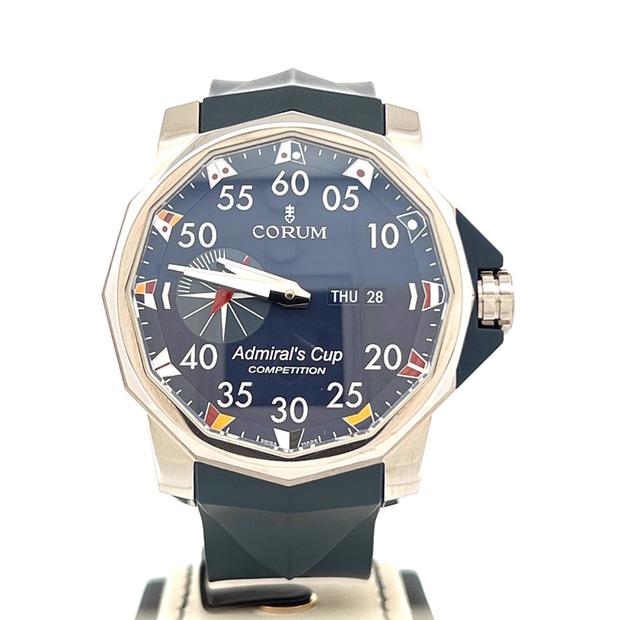 Corum Admiral's Cup 44 mm PVD Stainless Steel Black Dial