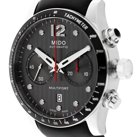 Mido Multifort M025.627.16.061.00 Stainless steel Black | Dealer