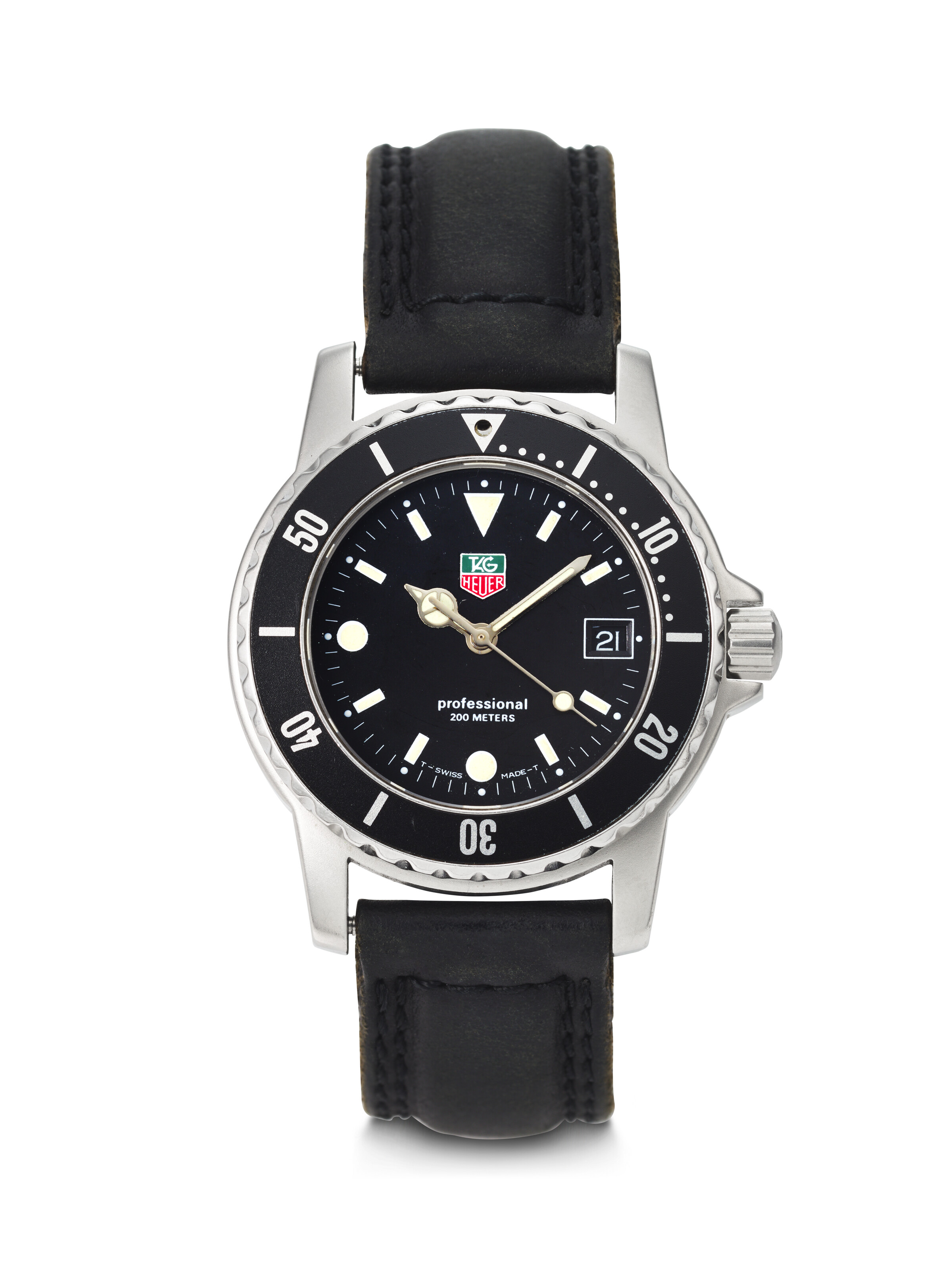 TAG Heuer Professional 200M 929.213G-2 Stainless steel Black 1990