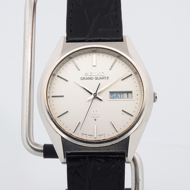 Seiko Grand Quartz 9943-8010 Stainless steel Silver 1978 Germany
