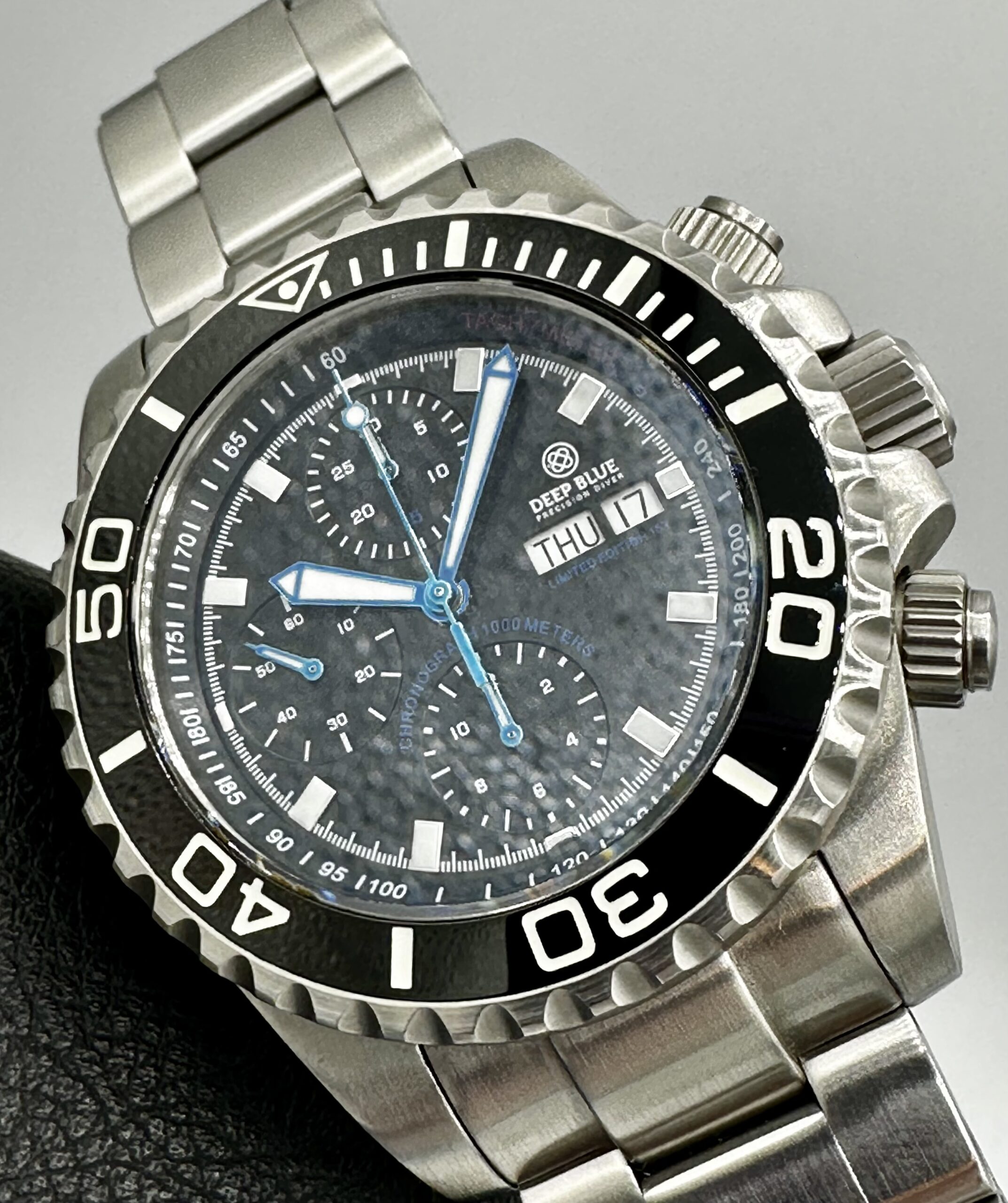 Deep Blue Master Chrono 7750 15 Year Anniversary Limited Edition