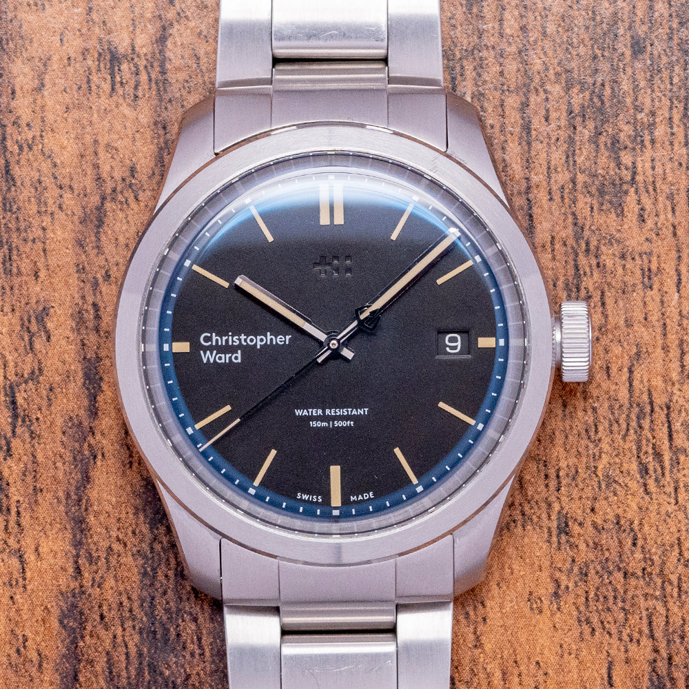 Christopher Ward C65 Trident Vintage Mk II C65-38-A-SVKS Stainless