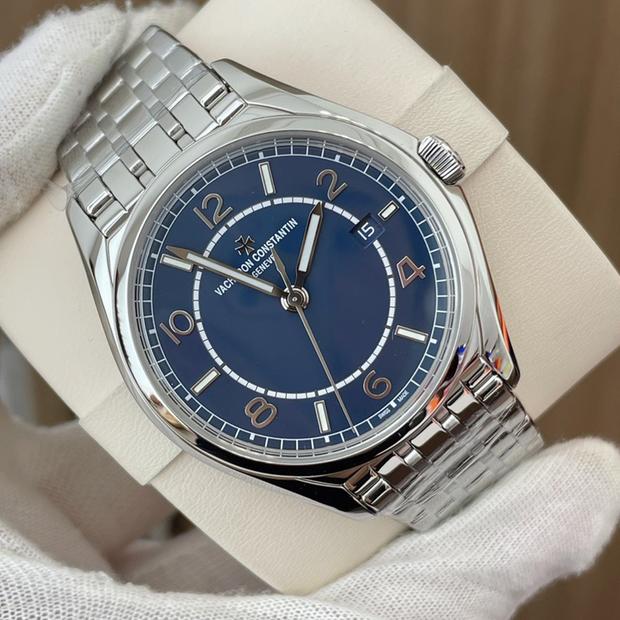 ヴィッテセンス#アスメラ７個 Vacheron Constantin Fiftysix 4600E/110A-B487 Stainless steel Blue