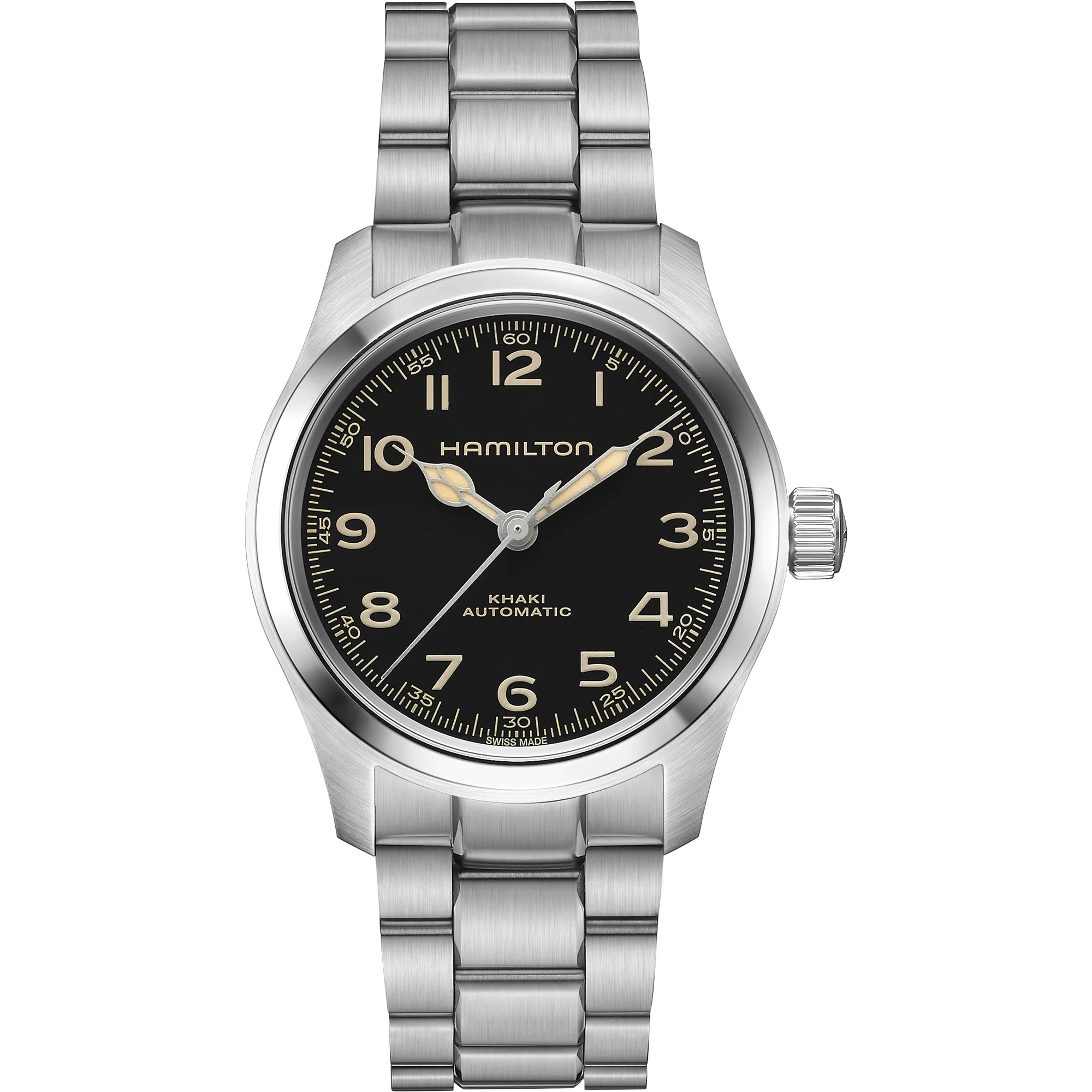 Hamilton Khaki Field Day Date 000085 Stainless steel Black 1997