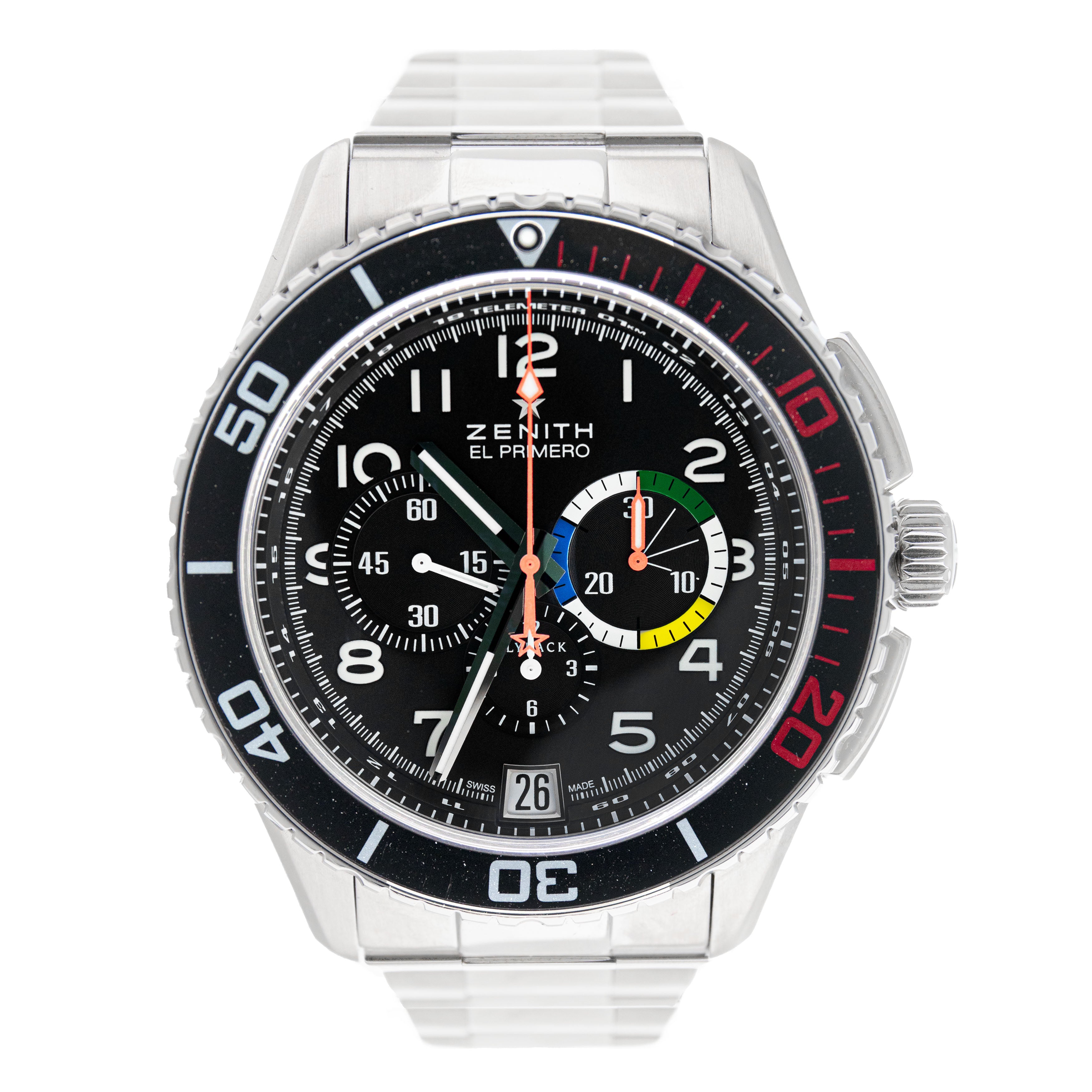 Zenith El Primero Stratos Flyback 2063.405/21.R515 Stainless steel
