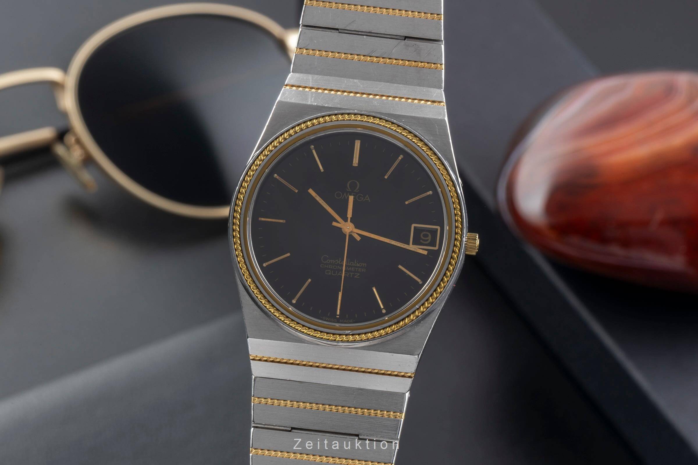 Omega Constellation 198.0129 398.0858 Stainless steel Black 1979
