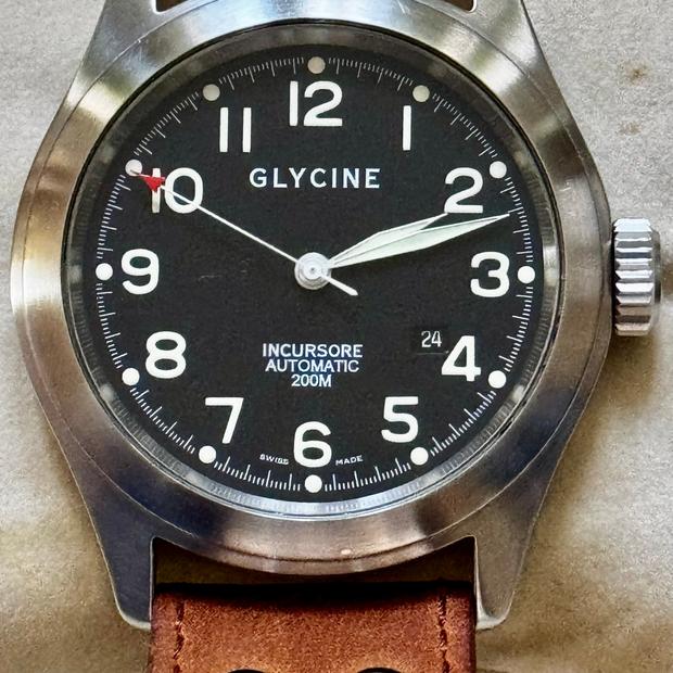 Glycine Incursore 3806 Stainless steel Black 2001 Germany | Dealer