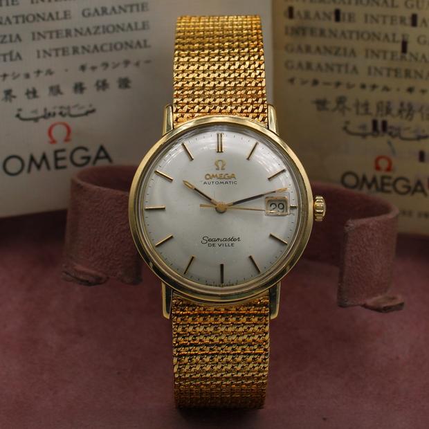 Omega Seamaster De Ville 166.000 Yellow gold Silver 1967 Italy