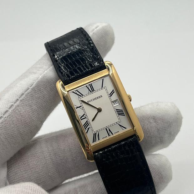 Carl F. Bucherer TANK Yellow gold White France | Dealer | EveryWatch