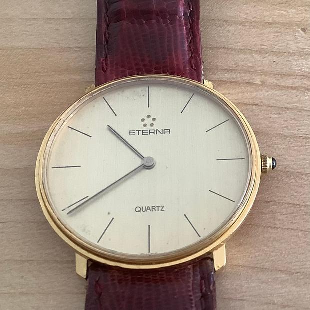 Eterna 121.6128.25.A Yellow gold Champagne 1984 Germany | Dealer