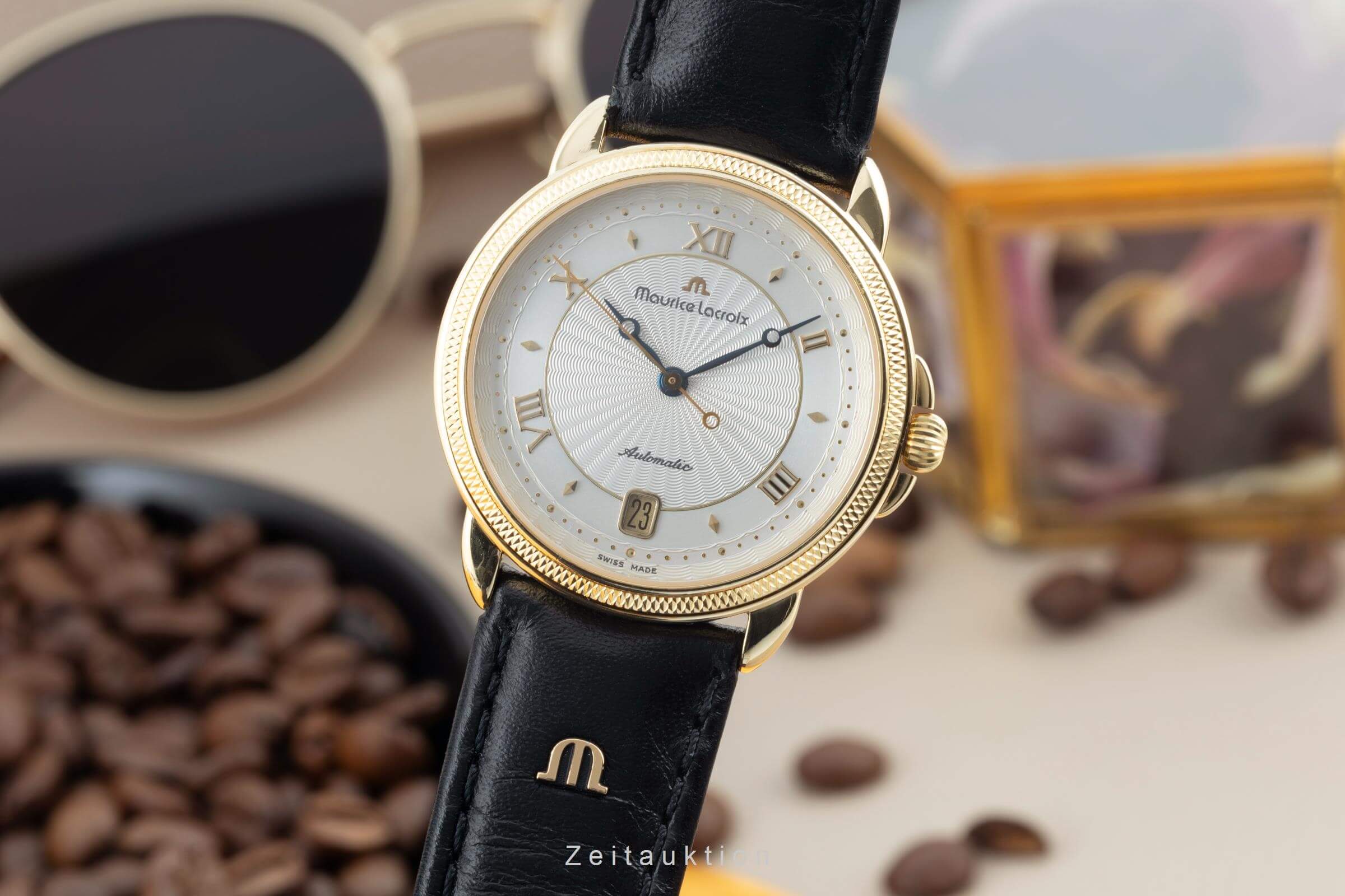 Maurice Lacroix Classic Serie 11609 18k yellow gold Silver Germany