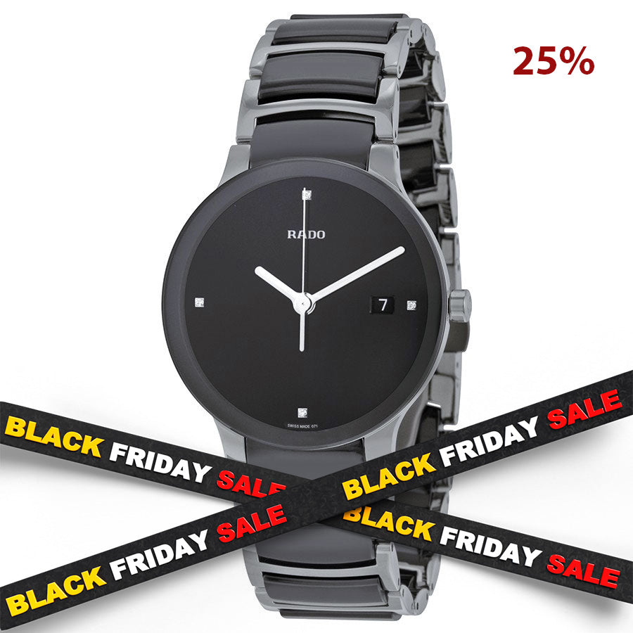 Rado Centrix R30934712 Stainless steel Black Switzerland Dealer