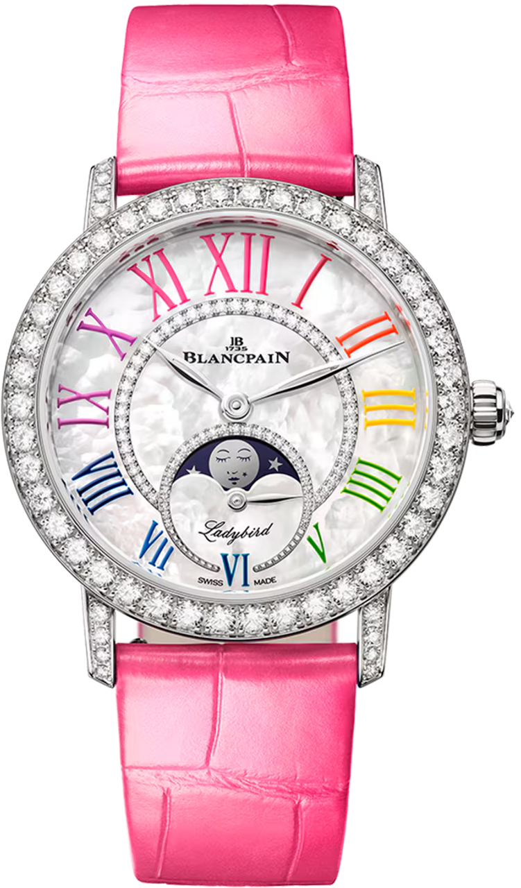 Blancpain Ladybird 3662B 1954 95B 18k white gold White Dealer