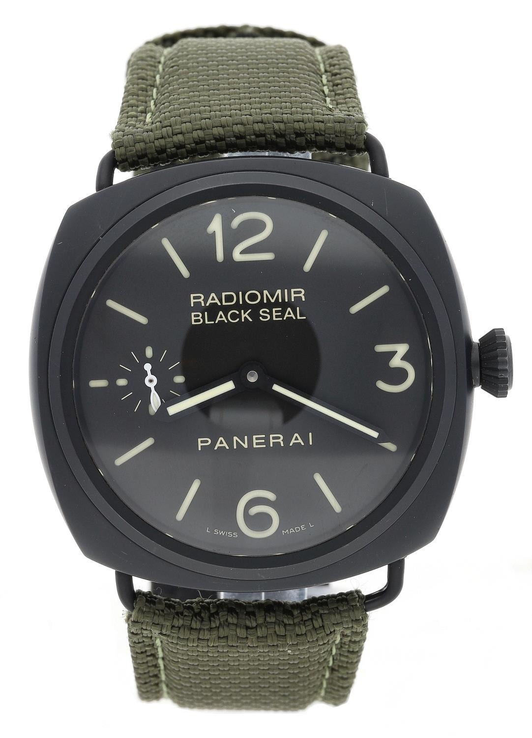 Pam 292 Green Strap Pam 292 Luminor Panerai Black Seal Panerai