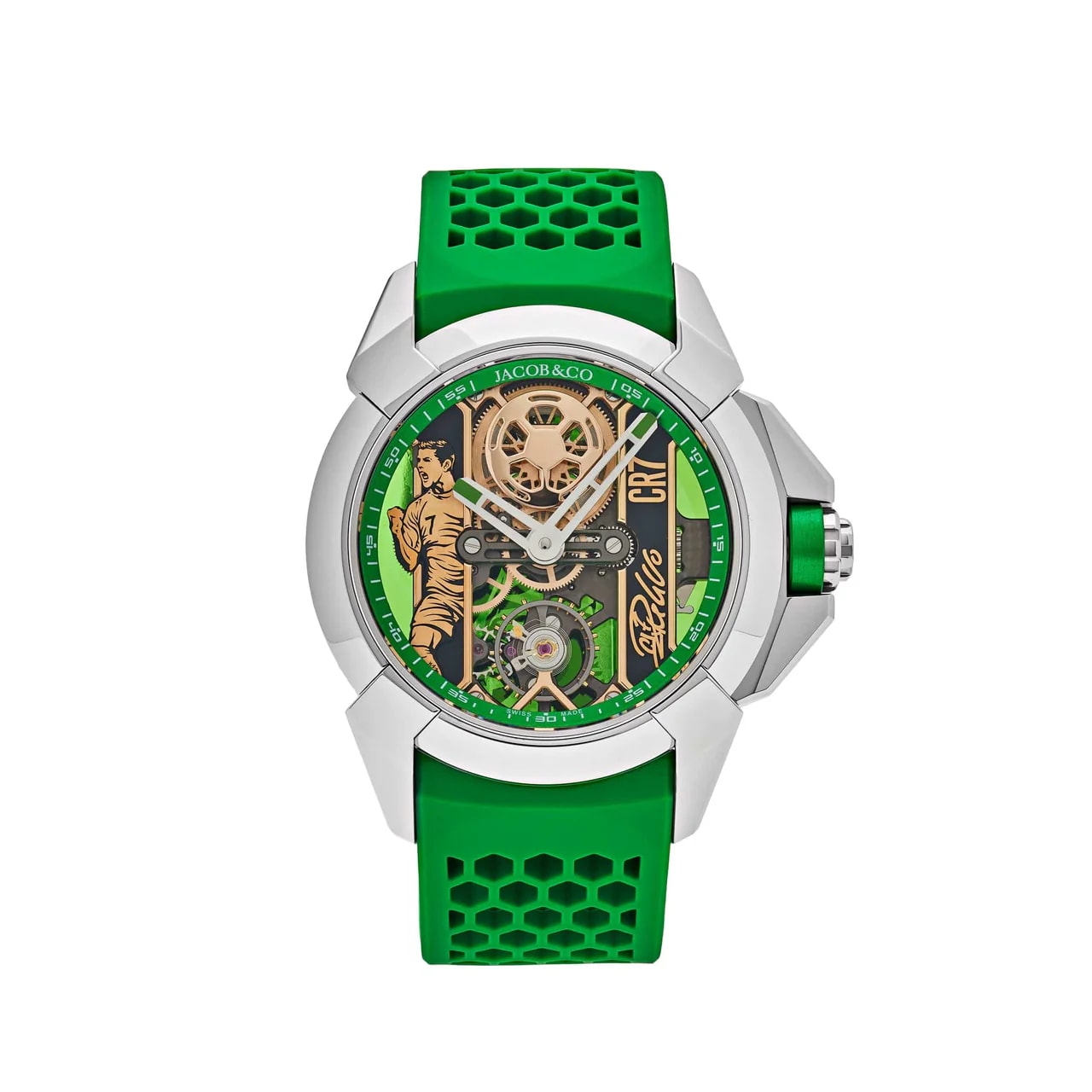 Jacob & Co. Epic X EX120.10.AD.AA.ABRUA Stainless steel Green and