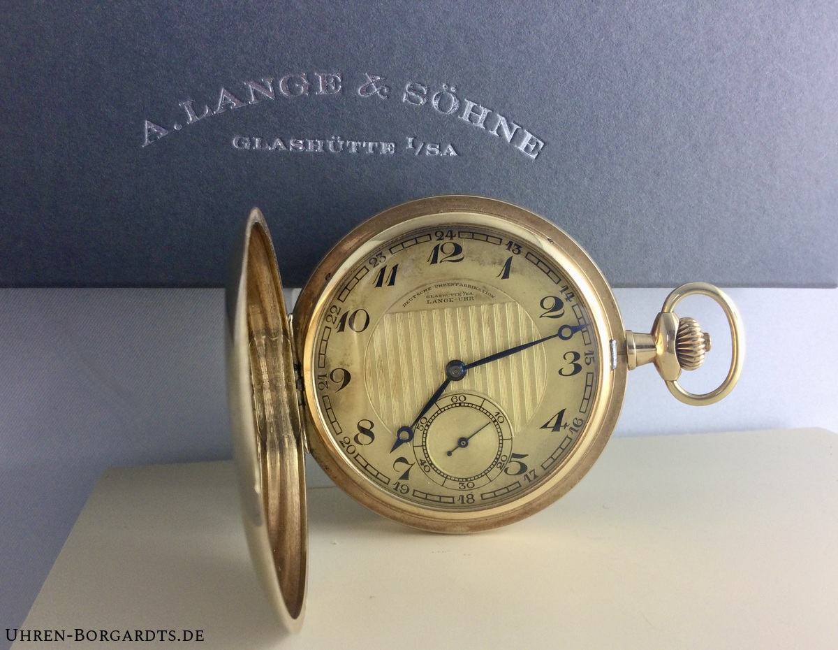 Savonette Taschenuhr GlashÃ¼tte Taschenuhr 585 Gold Savonette