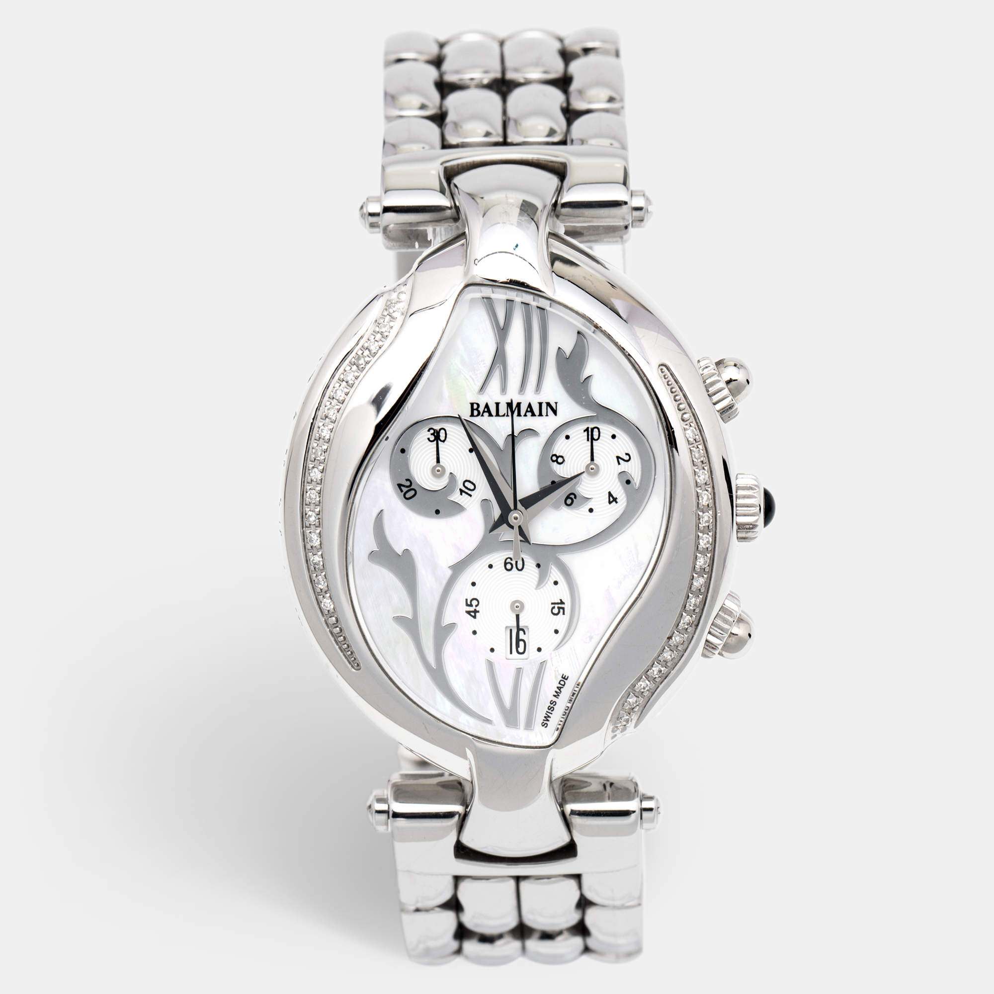 Pierre Balmain Excessive Chrono B5655.33.83 Stainless steel White