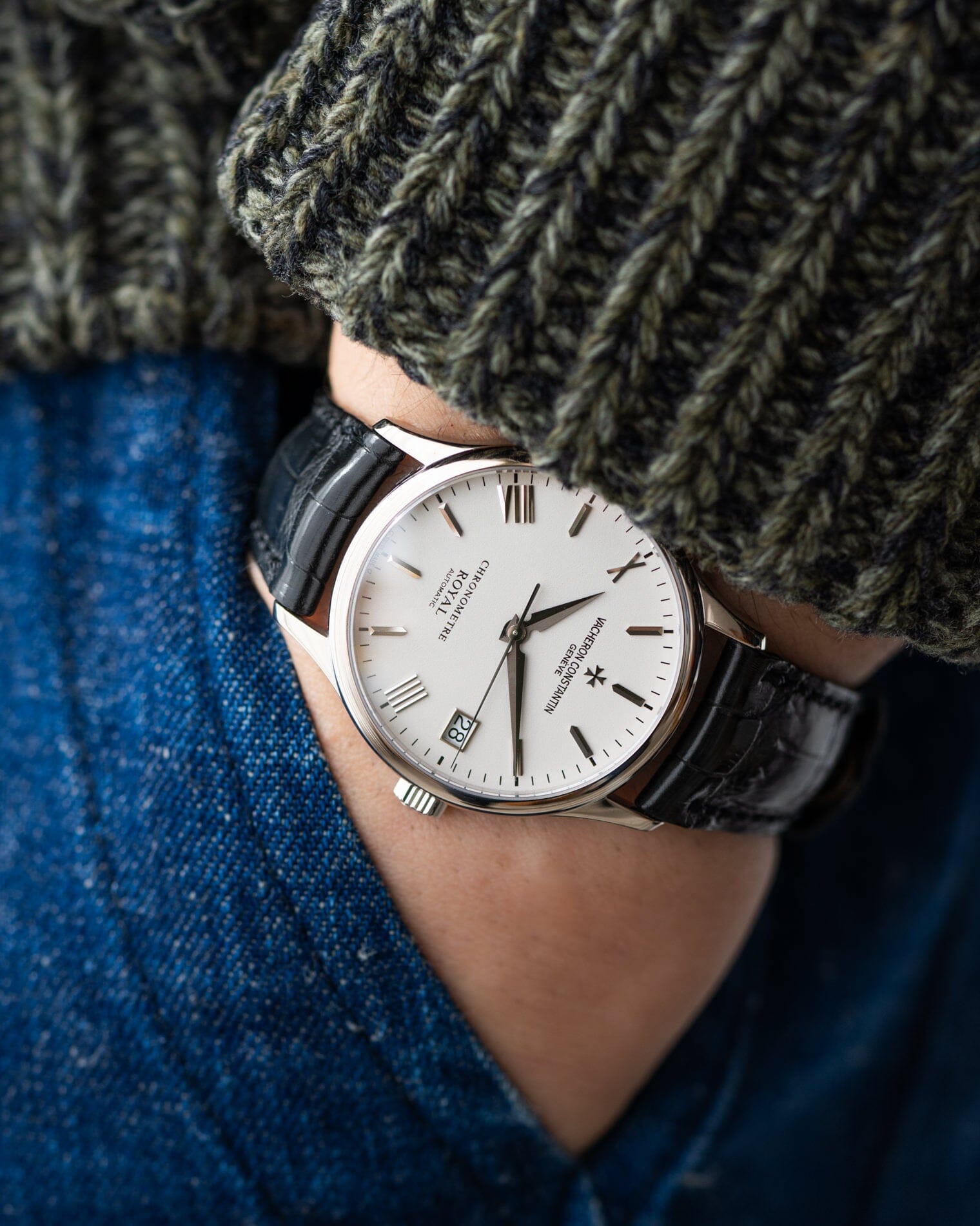 アンティーク　腕時計 CHRONOMETER MONARCH 稼働品　K14 BROOCH時計修理工房