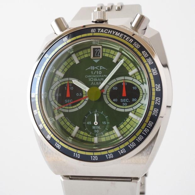 Seiko Bullhead V657-6060 Stainless steel Green Japan | Dealer