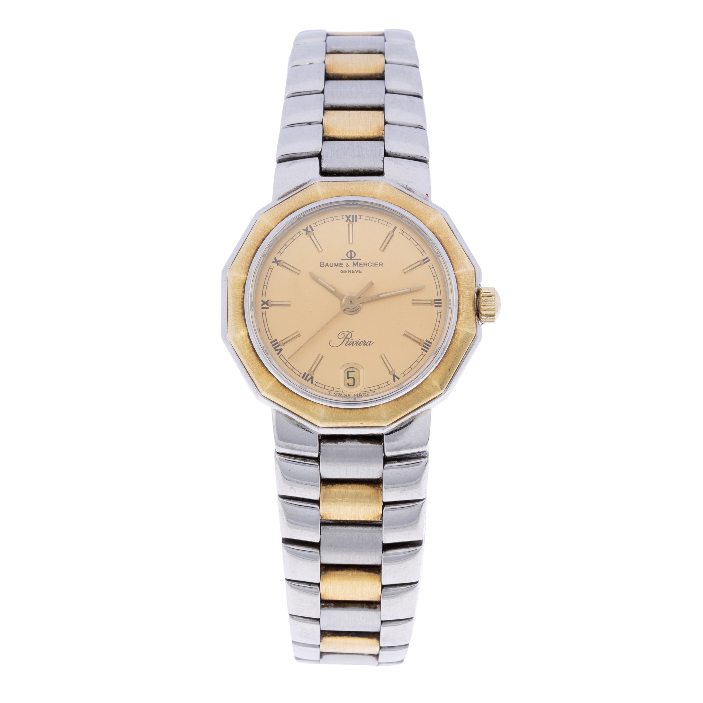 Baume & Mercier Riviera 5231 Yellow gold and Stainless steel