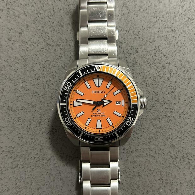 Seiko Prospex 4R35-02A0 Stainless steel Orange 2018 Canada