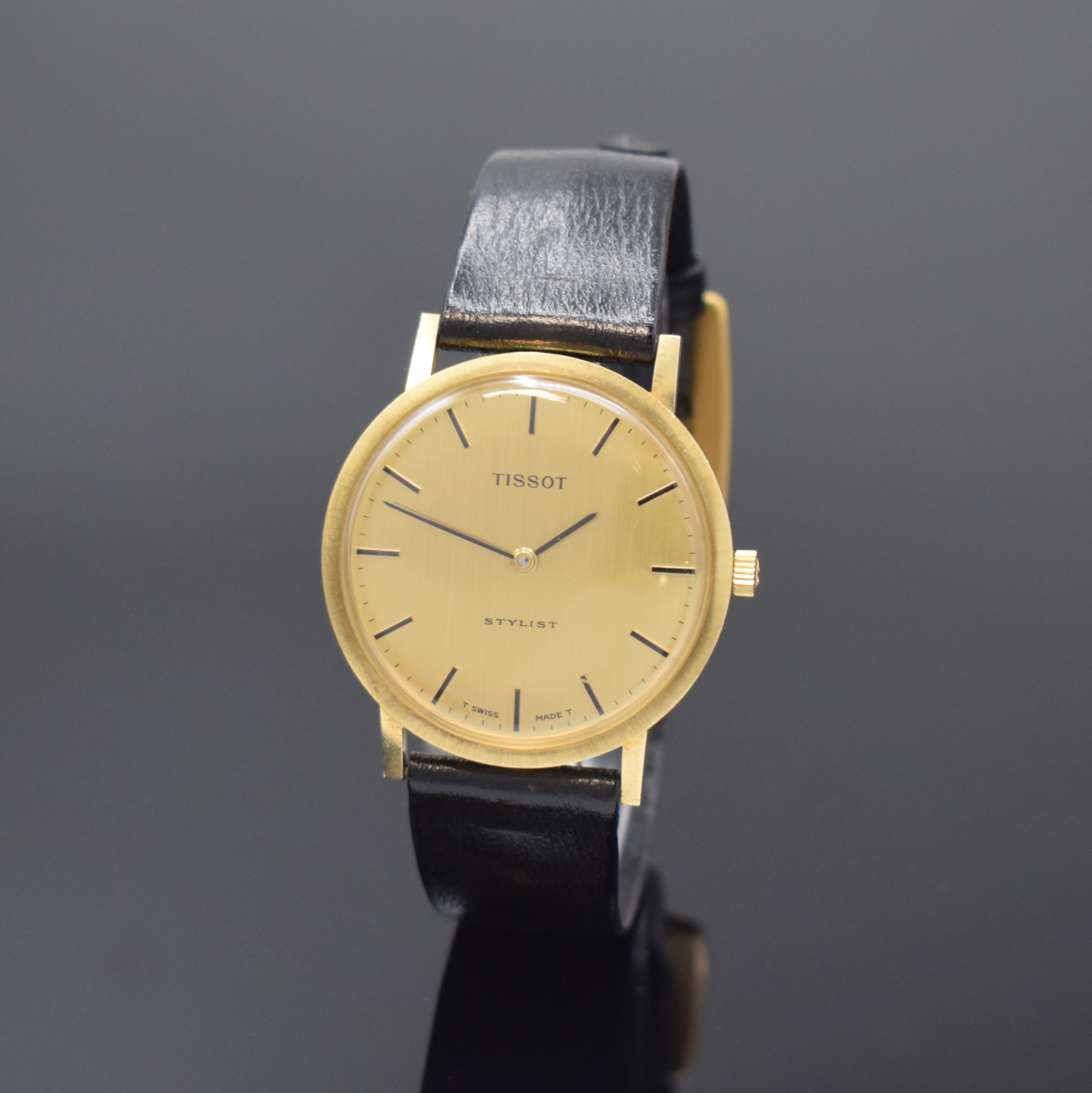 Tissot Stylist 14k yellow gold Champagne 1970 Germany | Clocks
