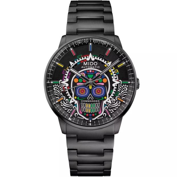 エムン　0513 Mido Commander M021.626.33.051.01 Stainless steel Black 2025