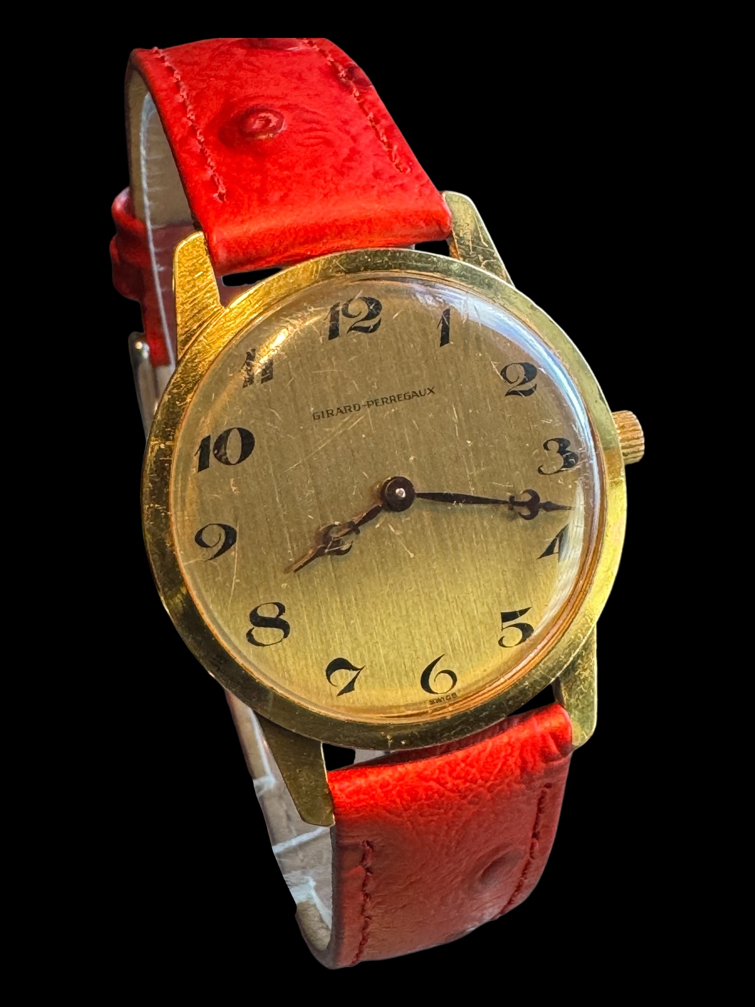 Girard-Perregaux Yellow gold Silver 1960 WATCHES Lot 41