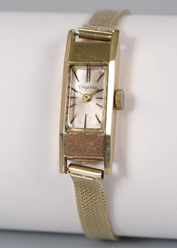 Dugena 585/- Yellow gold Silver Dealer EveryWatch