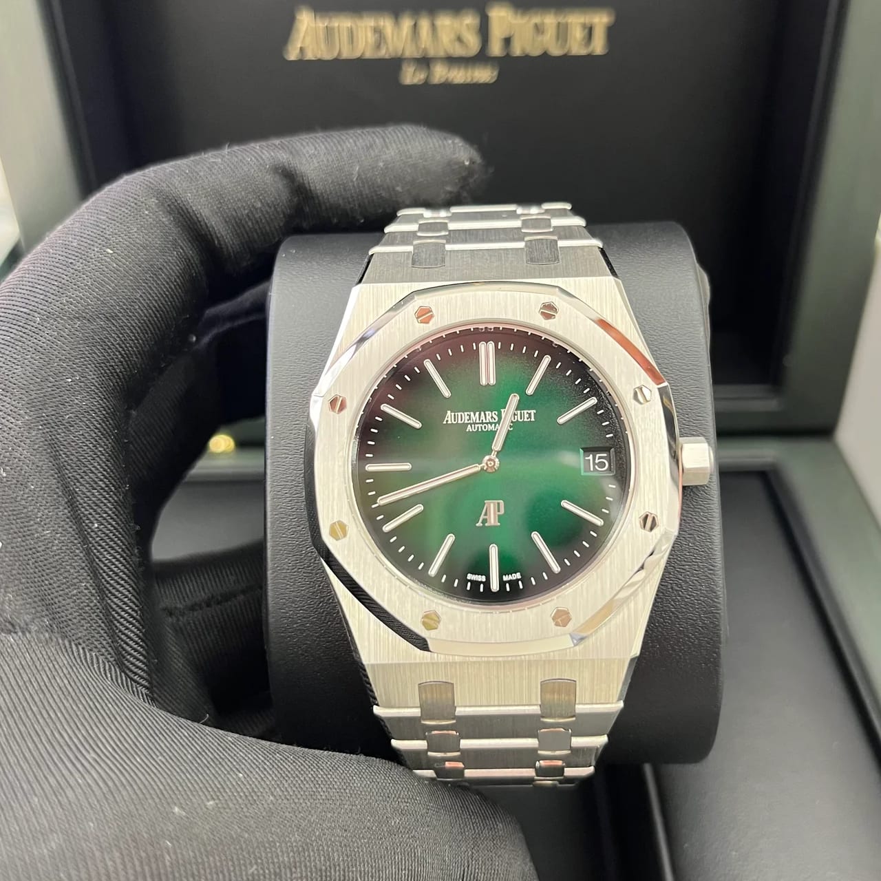 The Hour Audemars Piguet Hourglass Green Dial Hourglass Audemars