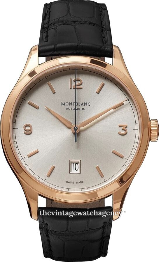 Montblanc Heritage 113705 Rose gold Silver Japan | Dealer | EveryWatch