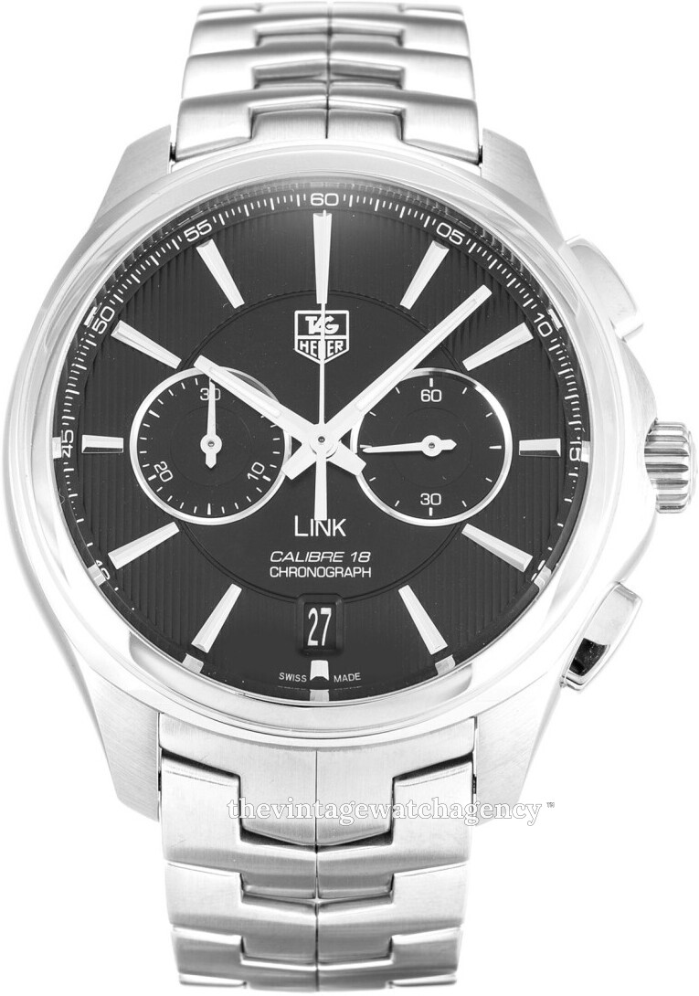 TAG Heuer Calibre 18 Stainless steel Black 2016