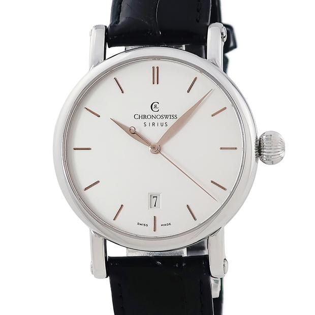Chronoswiss Sirius CH-2893 Stainless steel White Japan | Dealer