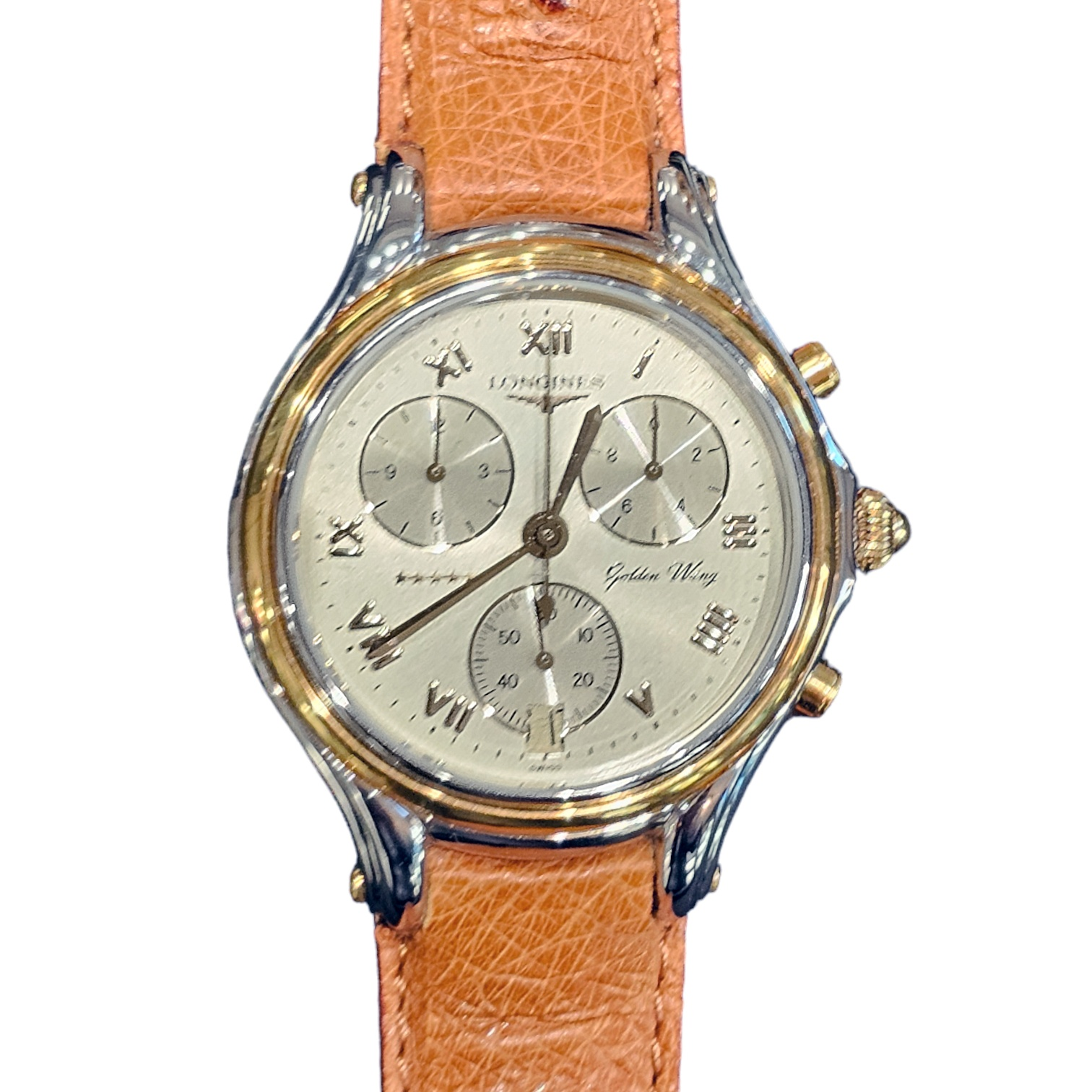 [良品]LONGINES Golden Wing L3.609.4 Auth LONGINES Golden Wing L3.609.4 Chronometer Automatic