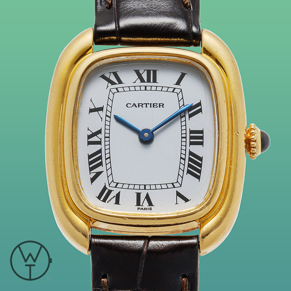 Cartier Tonneau W1517456 Yellow gold Silver | Dealer