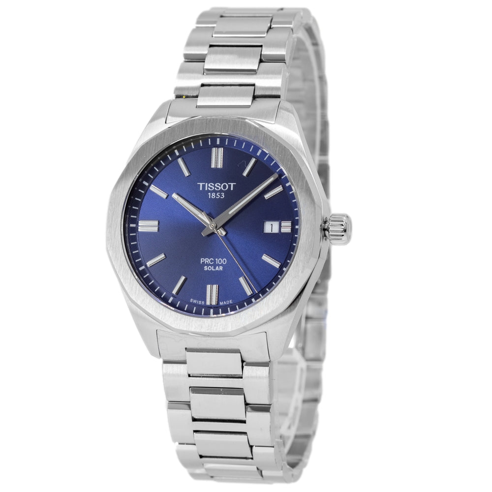 Tissot PRC 100 ブルー文字盤 Tissot PRC 100 T151.422.11.041.00 Stainless steel Blue | Dealer