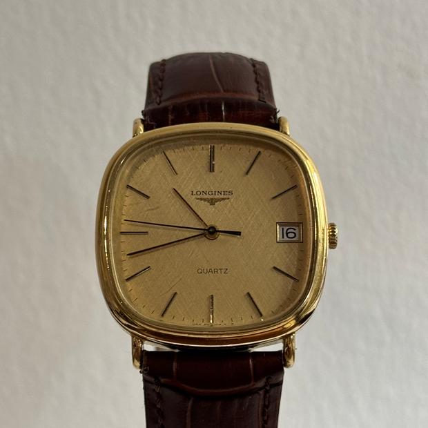 ジャンク品】LONGINES ロンジン 729 4174 クォーツ デイト 腕時計 