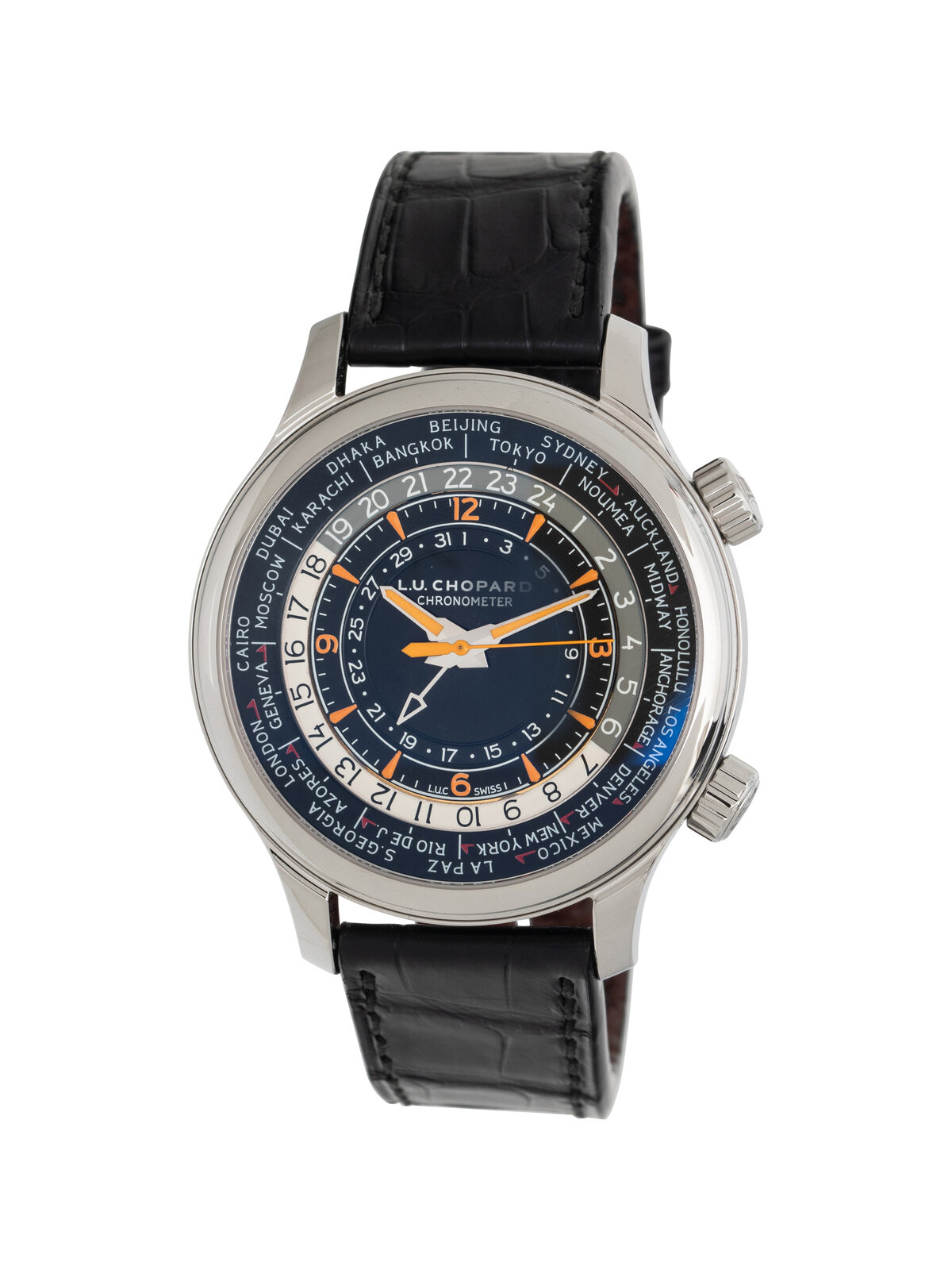 Chopard L.U.C 168860-3003 Stainless steel Salmon 1860 United