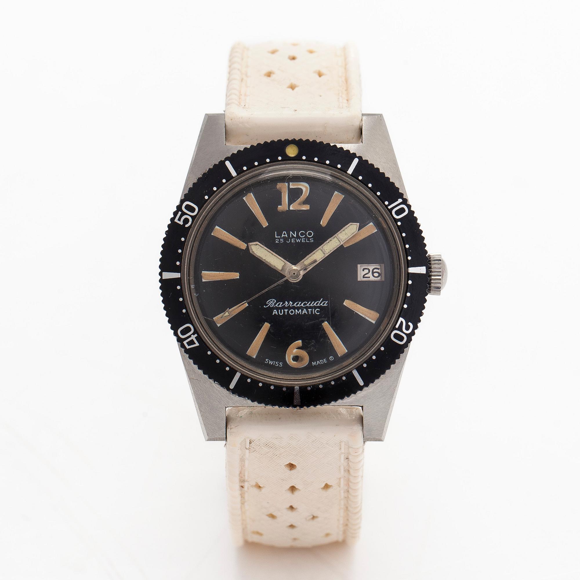 Lanco Barracuda Stainless steel 1960 Sweden | Curated Timepieces