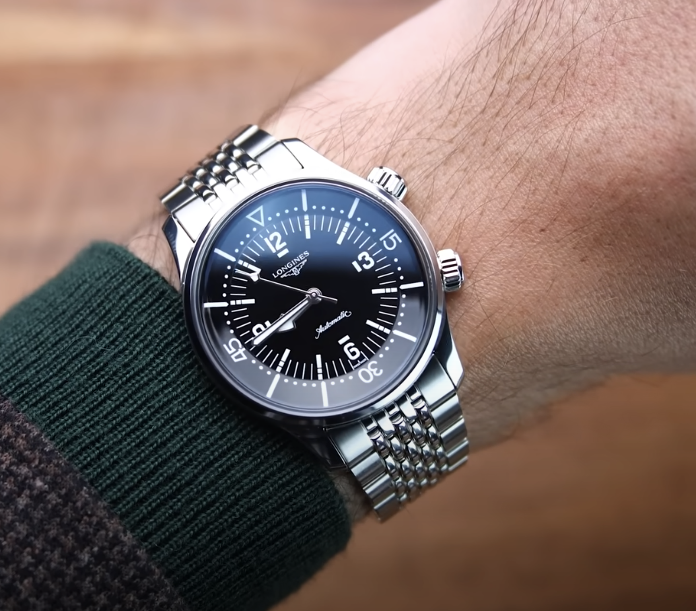 Longines Longines Legend L3.764.4.90.6 Stainless steel Blue 2024