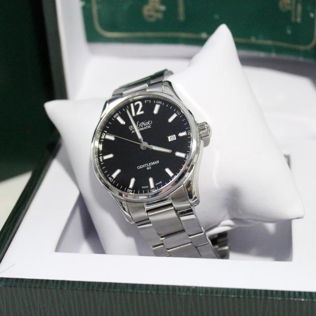 Paul Picot Gentleman N4104/BN Stainless steel Black 2024 Italy