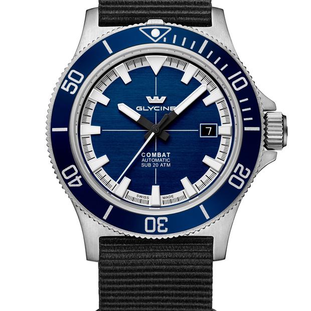 Glycine Combat SUB GL0528 Stainless steel Blue 2025 Netherlands