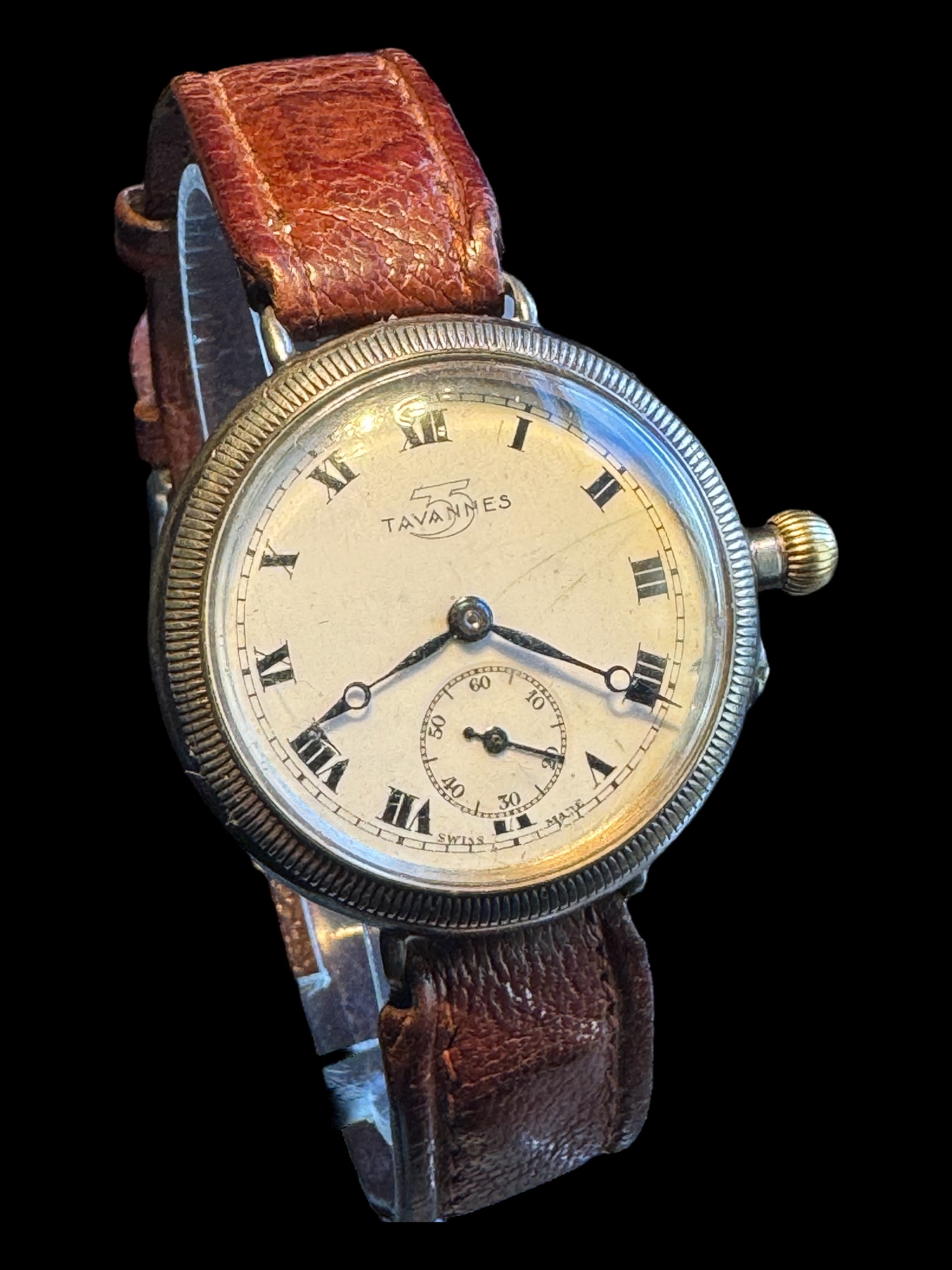 Borgel Cyma Trench Watch Tavannes Watch Trench Watch Silver 1910