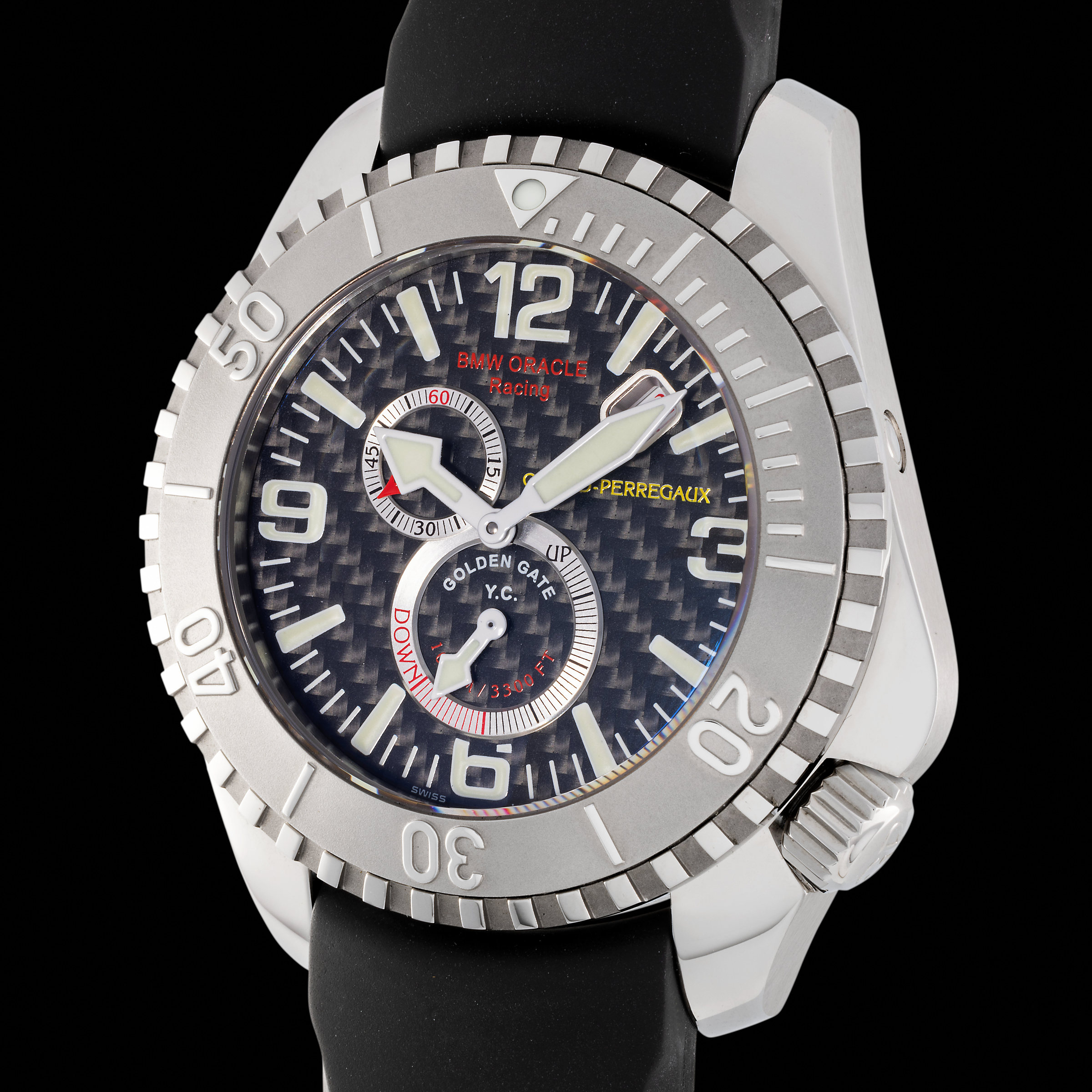 ジラール・ペルゴ GIRARD PERREGAUX 49950 シーホーク プロ1000 自動巻き メンズ 箱付き_831329 シーホークII プロ 1000[49950-11-633-0] Sea Hawk II Pro 1000