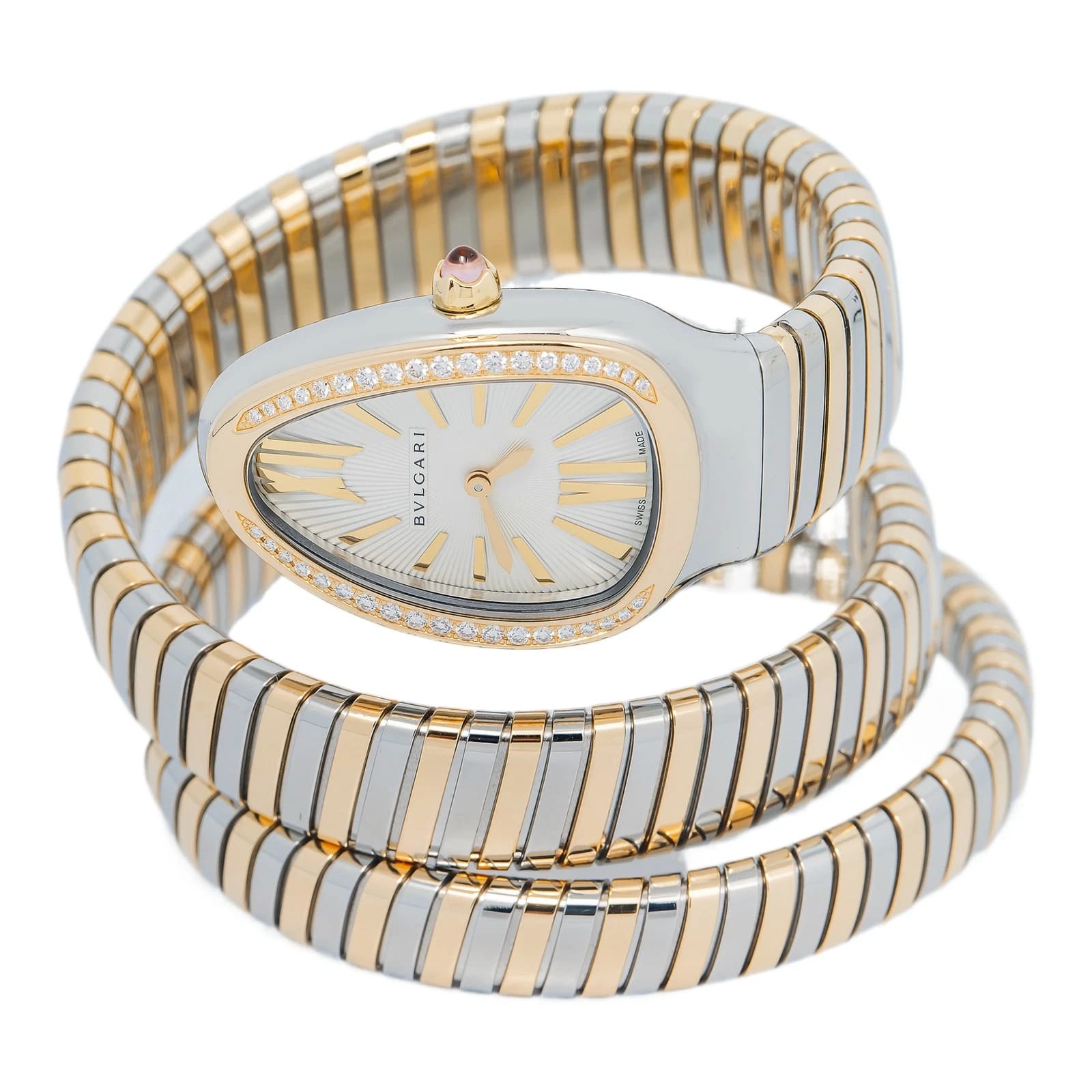 BVLGARI Serpenti 103797 Yellow gold and Stainless steel Gray 2024