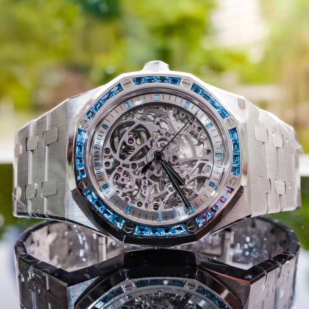 AUDEMARS PIGUET ガラスプレート Audemars Piguet Royal Oak 15412BC.TO.1220BC.01 White gold