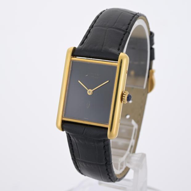 ウェンズデー　 Cartier tank must　金属ベルト　未使用品 Cartier Tank Black United States | Dealer | EveryWatch