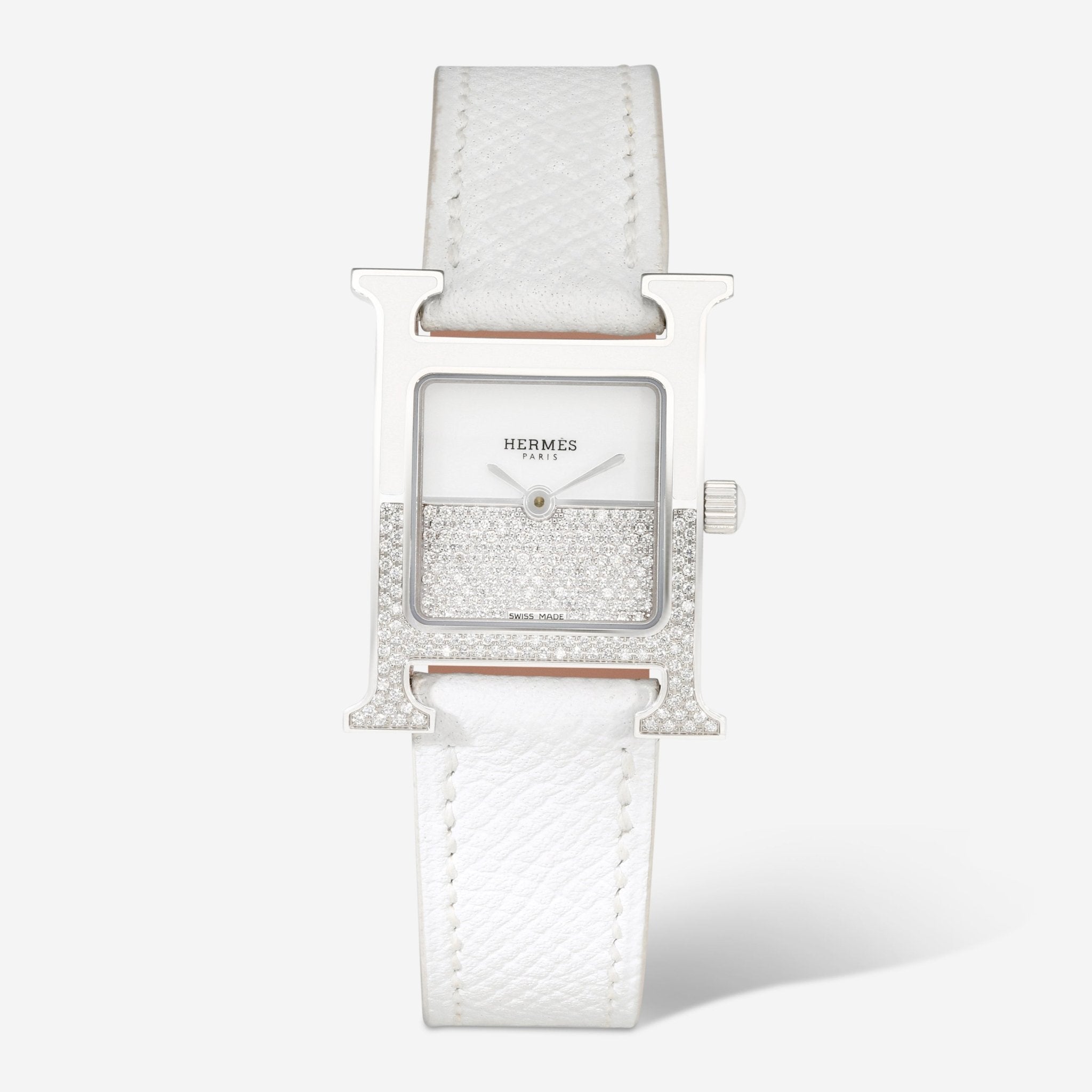 Hermès Heure H PM W046502WW00 Stainless steel White United States