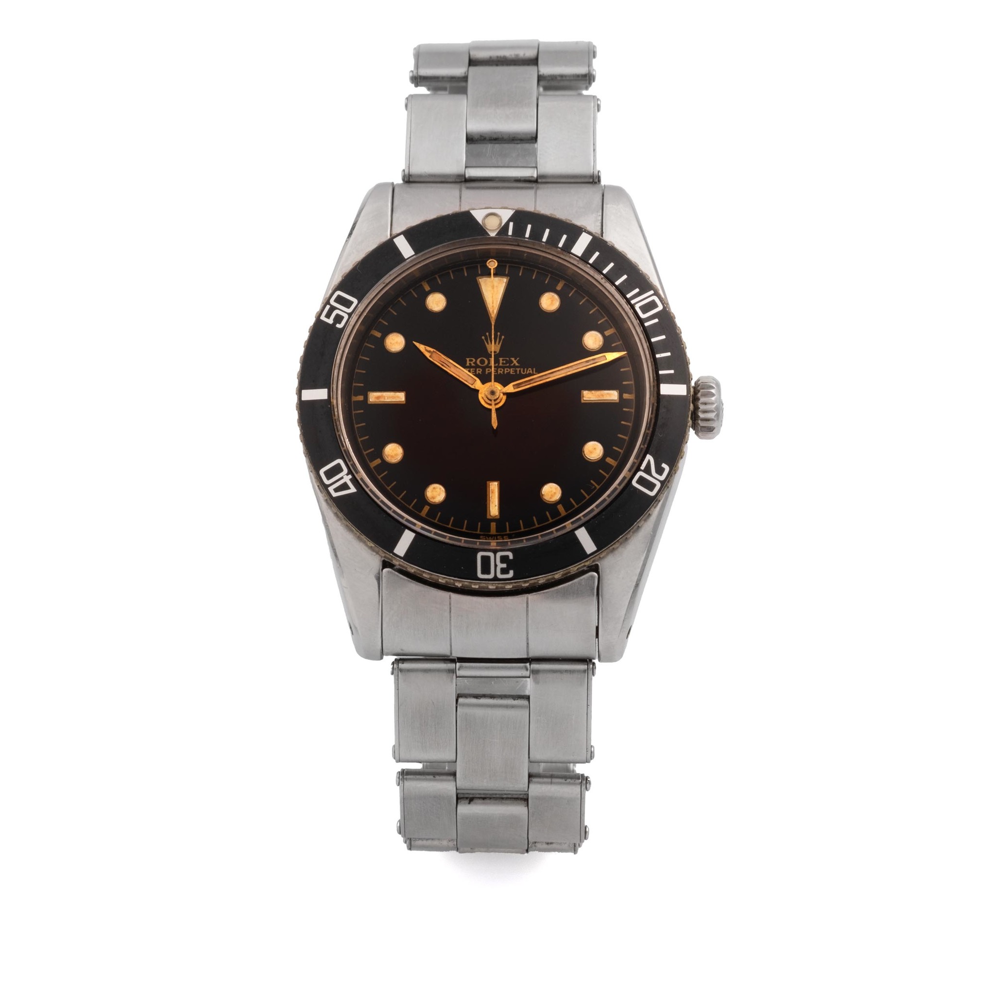 Rolex Submariner 6205 Stainless steel Black 1954 Jewellery