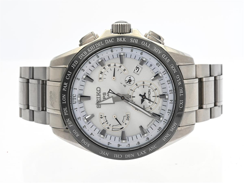 Seiko Astron GPS Solar SBXB025 8X82-0AB0-1 Titanium Brown